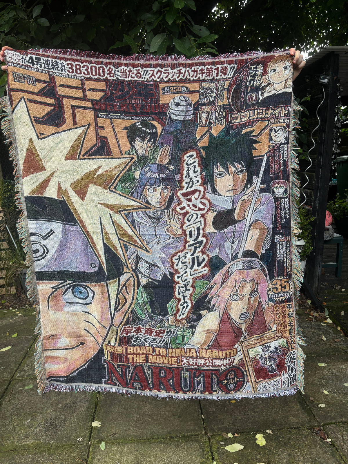 Ninja Woven Blanket Tapestry