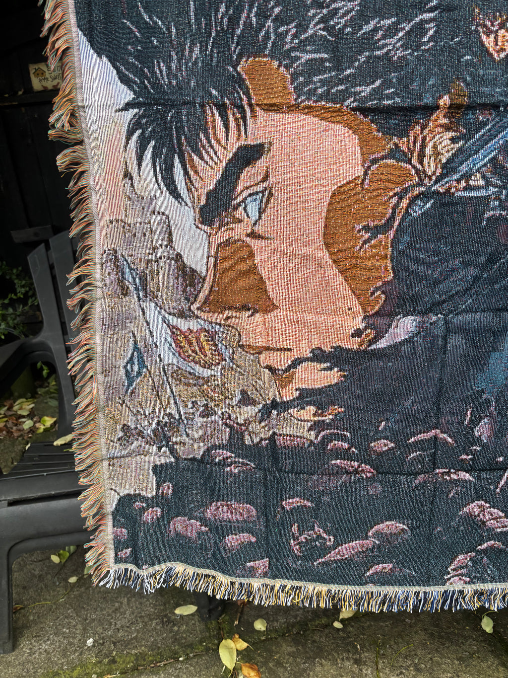 Warrior 2 Woven Blanket Tapestry