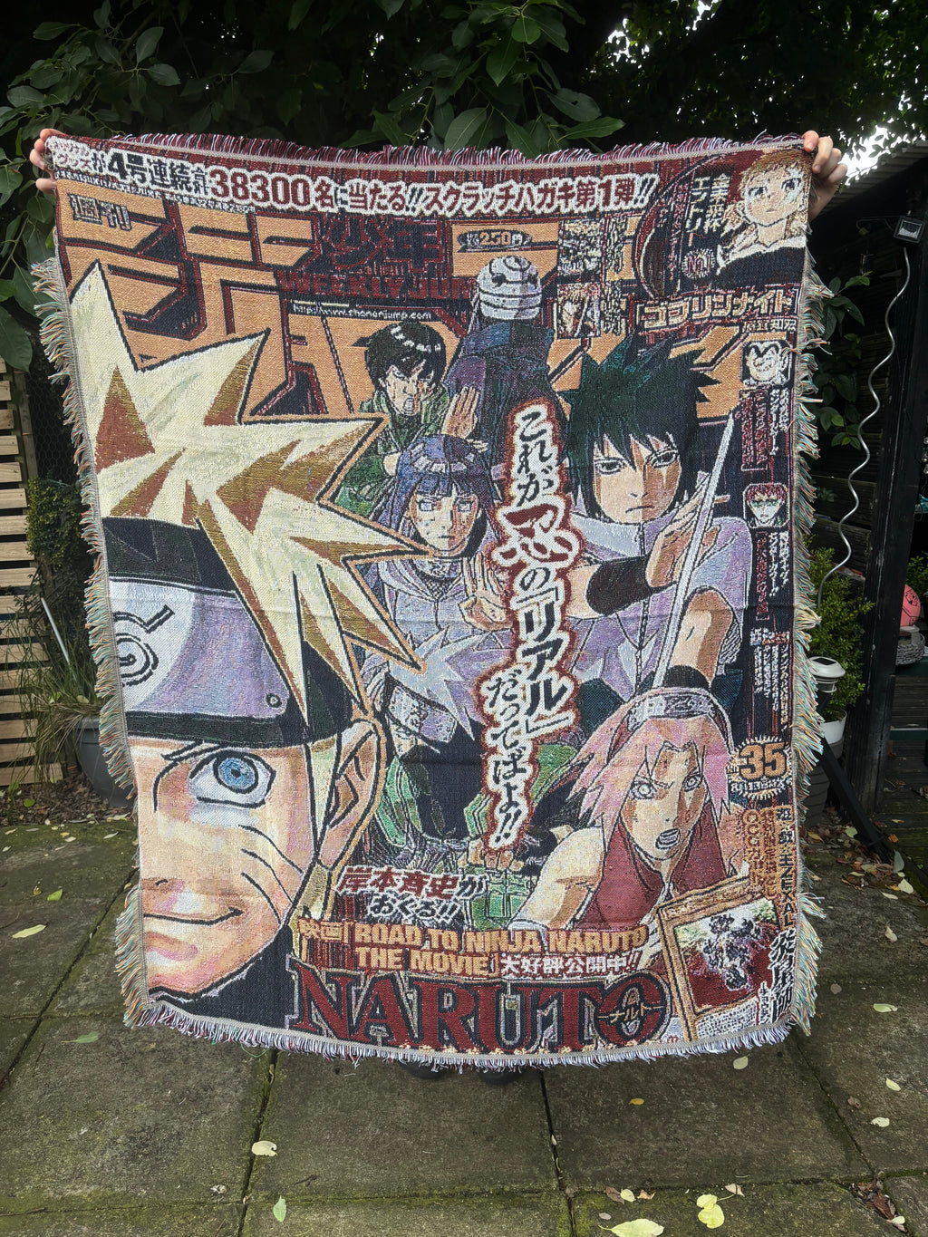 Ninja Woven Blanket Tapestry