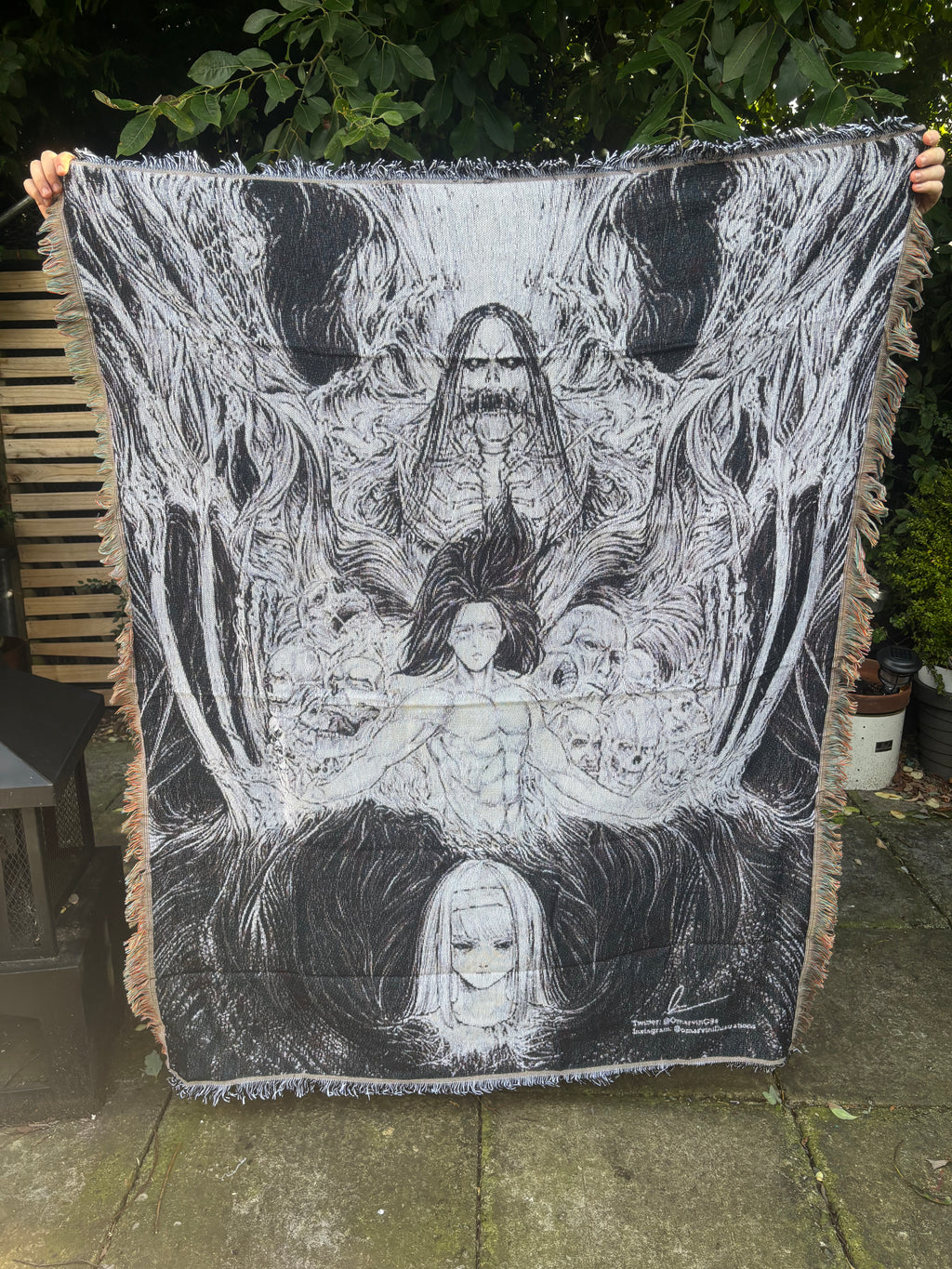 Titan 4 Woven Blanket Tapestry