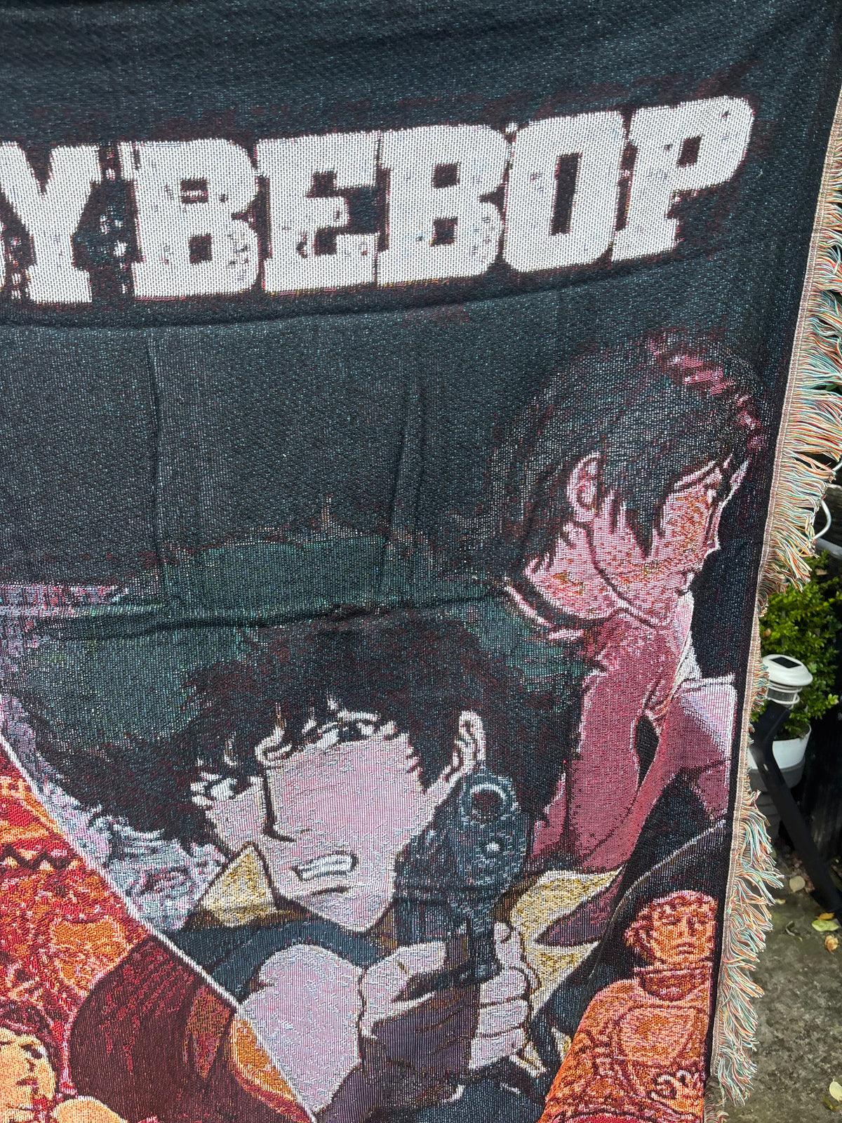 Space Cowboy Woven Blanket Tapestry