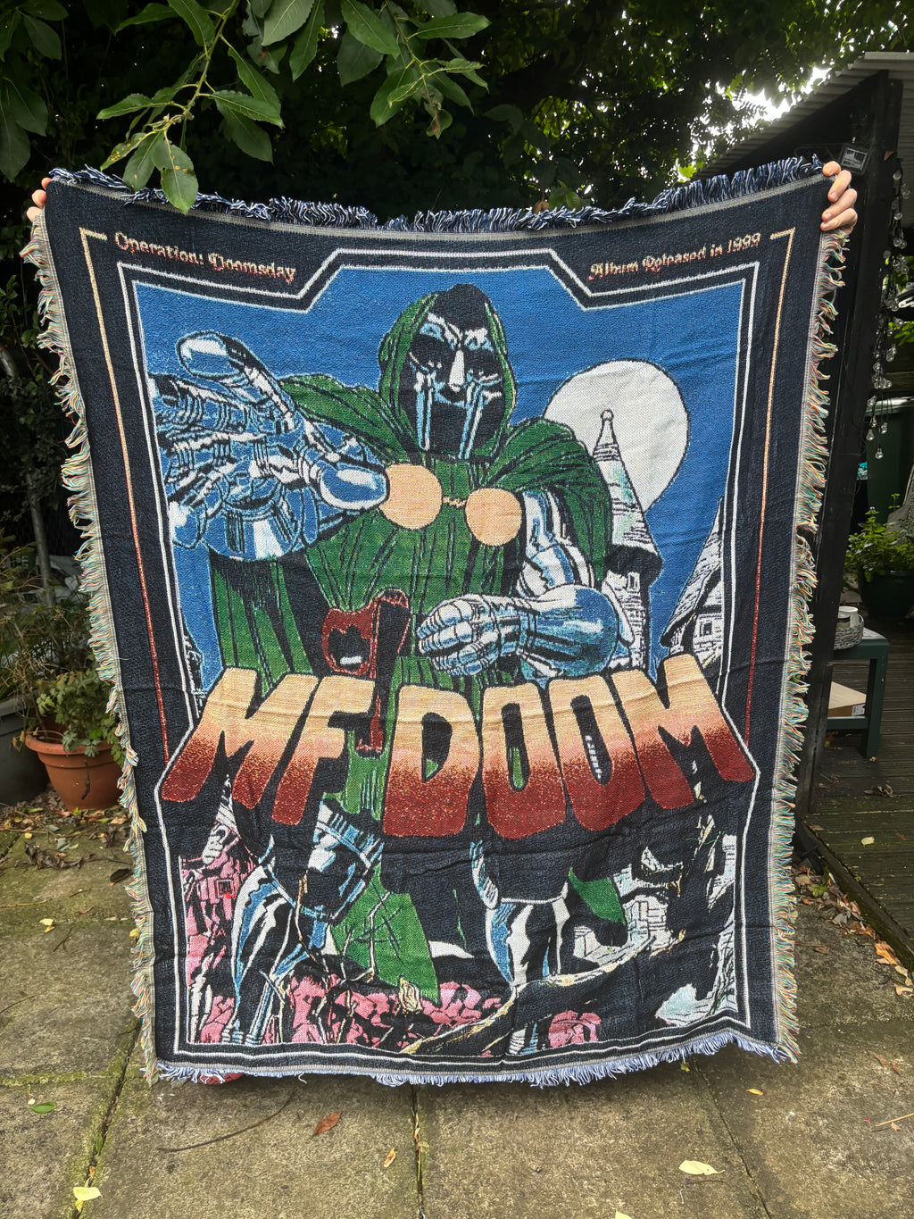 Doom HipHop Woven Blanket Tapestry