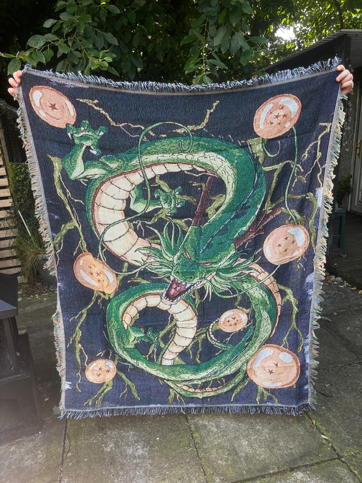 Dragon Woven Blanket Tapestry