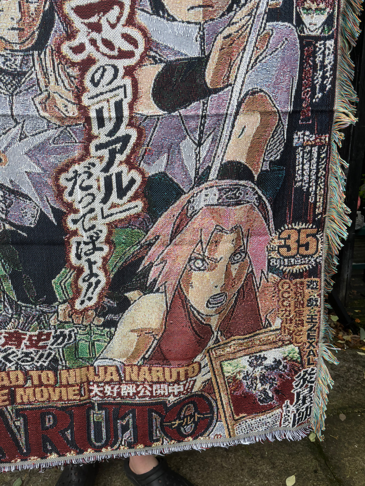 Ninja Woven Blanket Tapestry