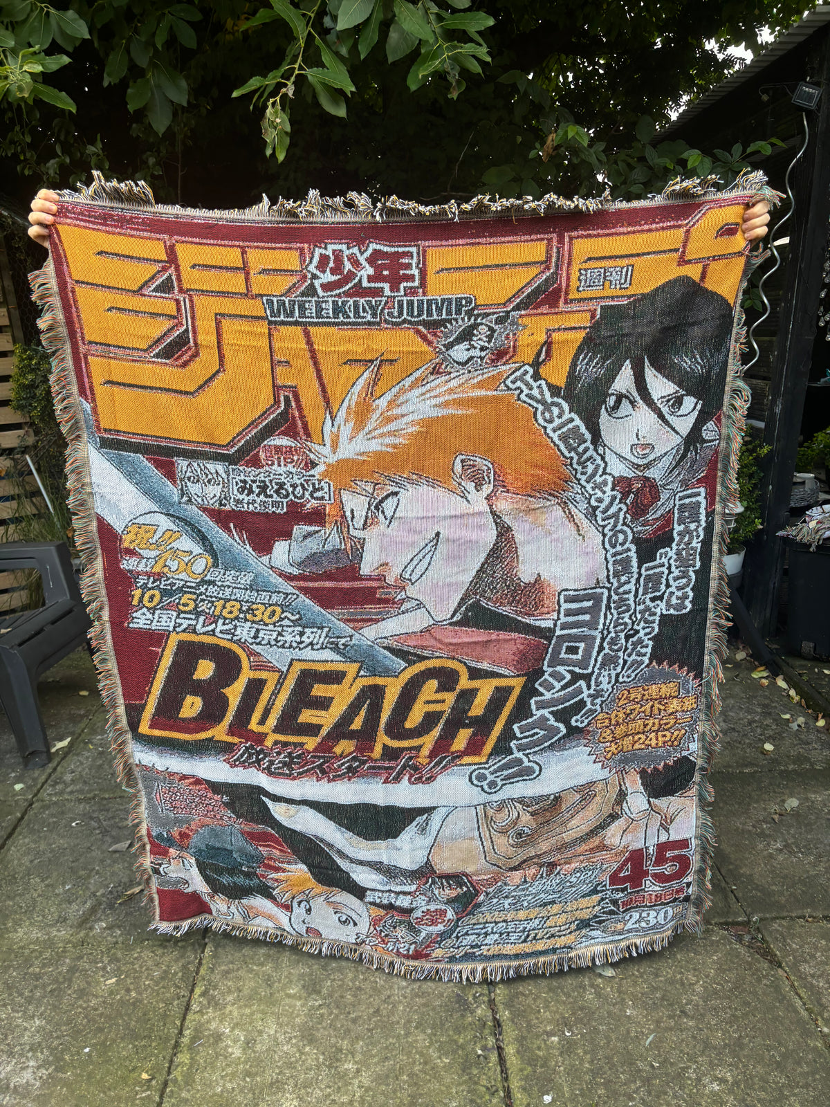 Bankai 2 Woven Blanket Tapestry