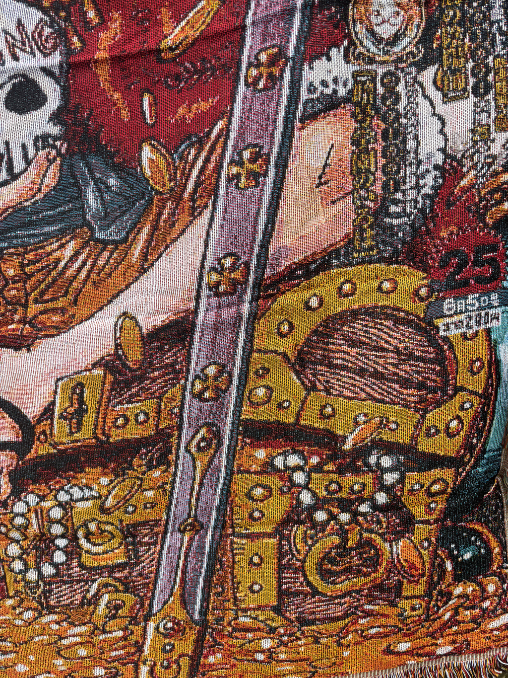 Pirate 2 Woven Blanket Tapestry
