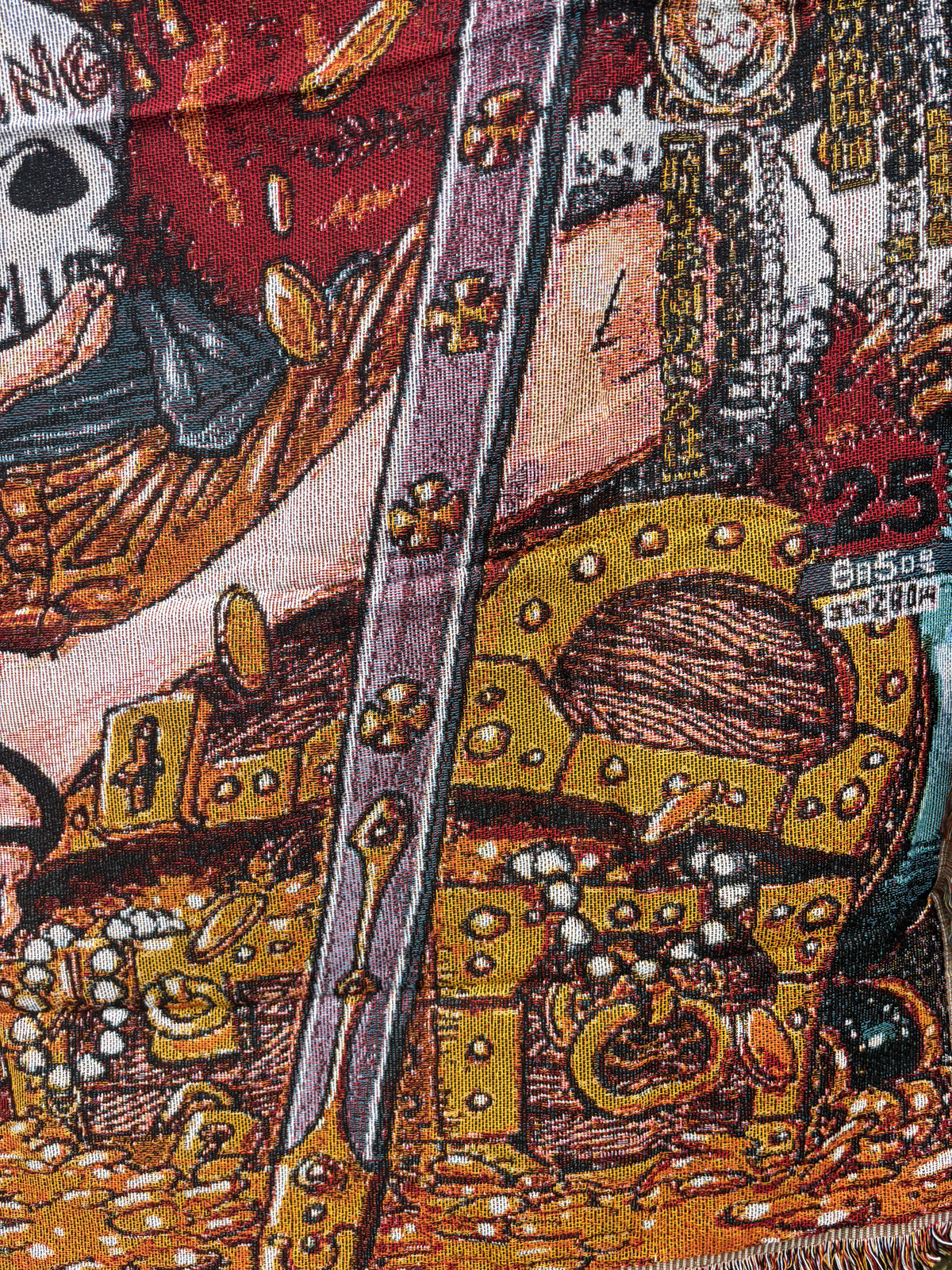 Pirate 2 Woven Blanket Tapestry