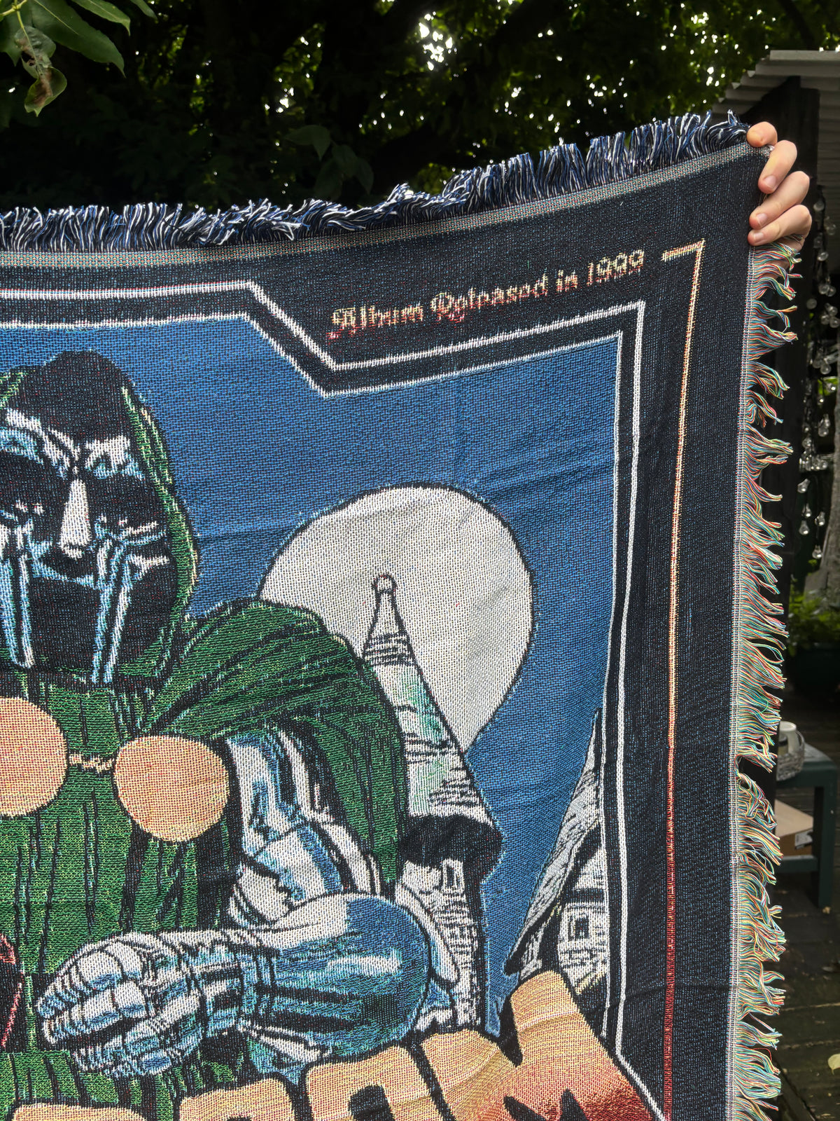 Doom HipHop Woven Blanket Tapestry