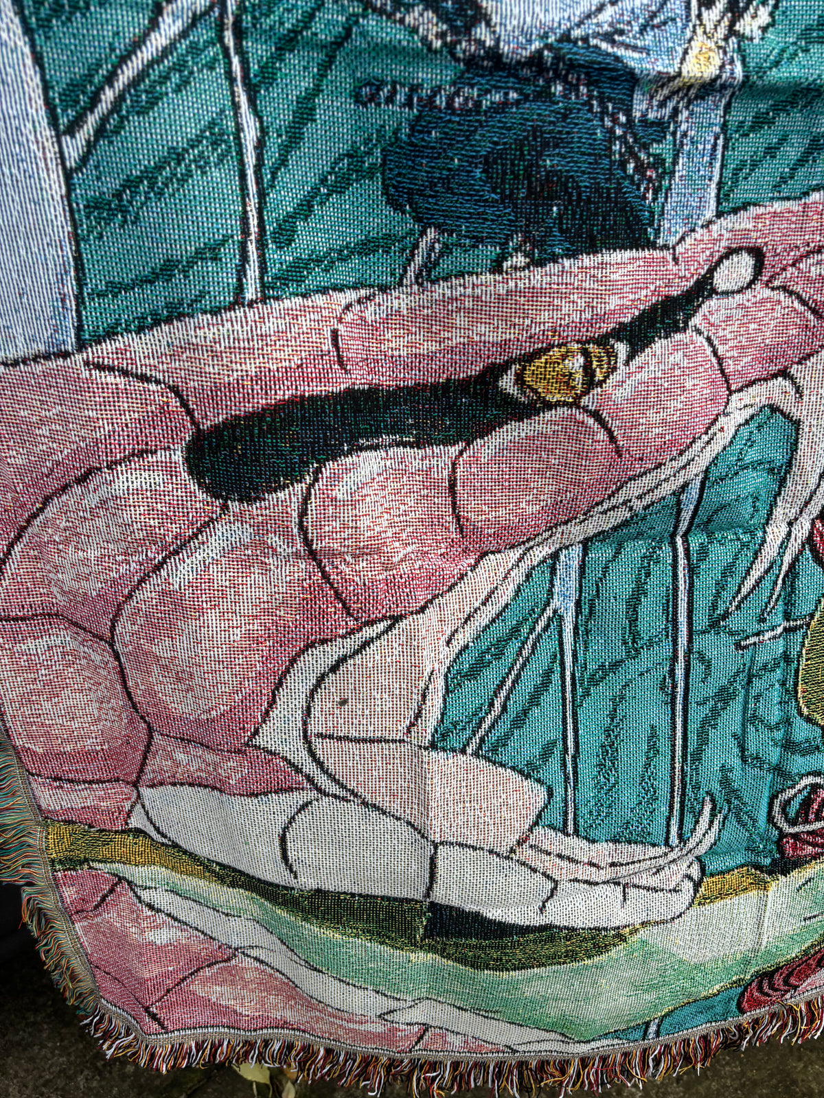 Ninja 2 Woven Blanket Tapestry