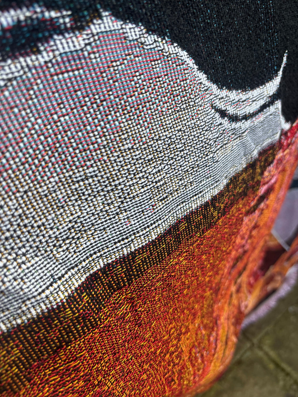 Space Cowboy Woven Blanket Tapestry