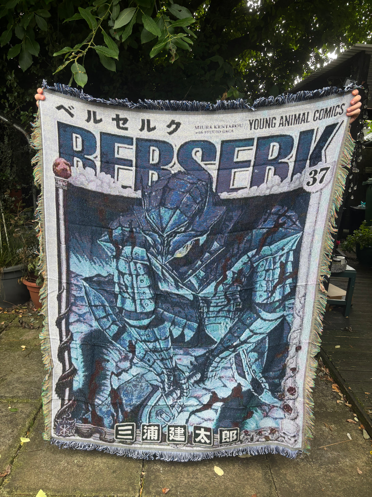 Warrior Woven Blanket Tapestry