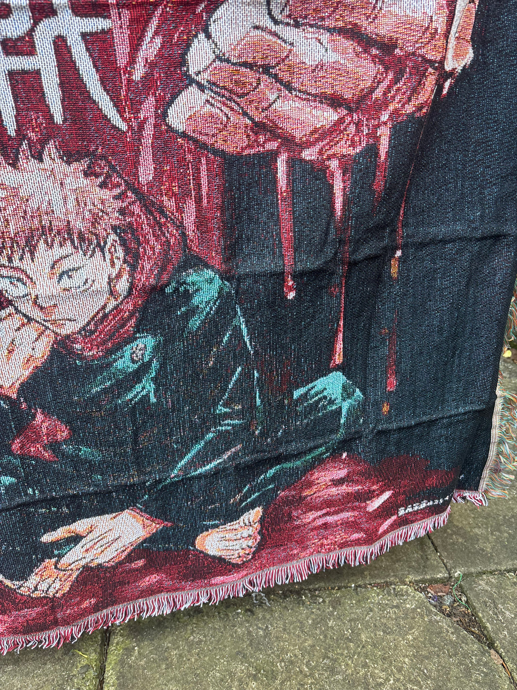 Curse 2 Woven Blanket Tapestry