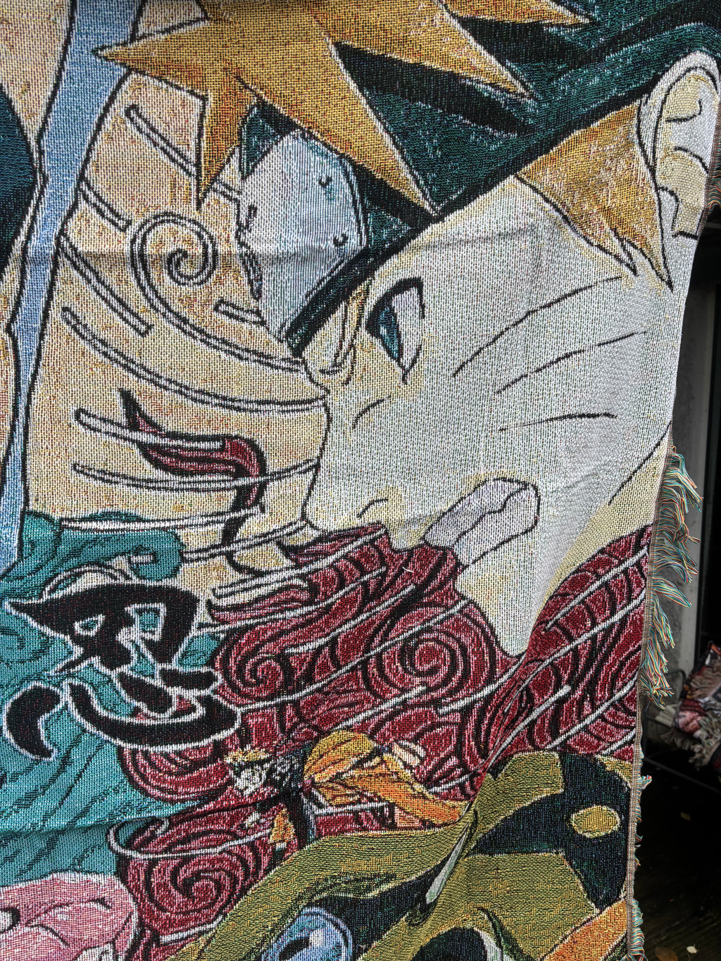Ninja 2 Woven Blanket Tapestry