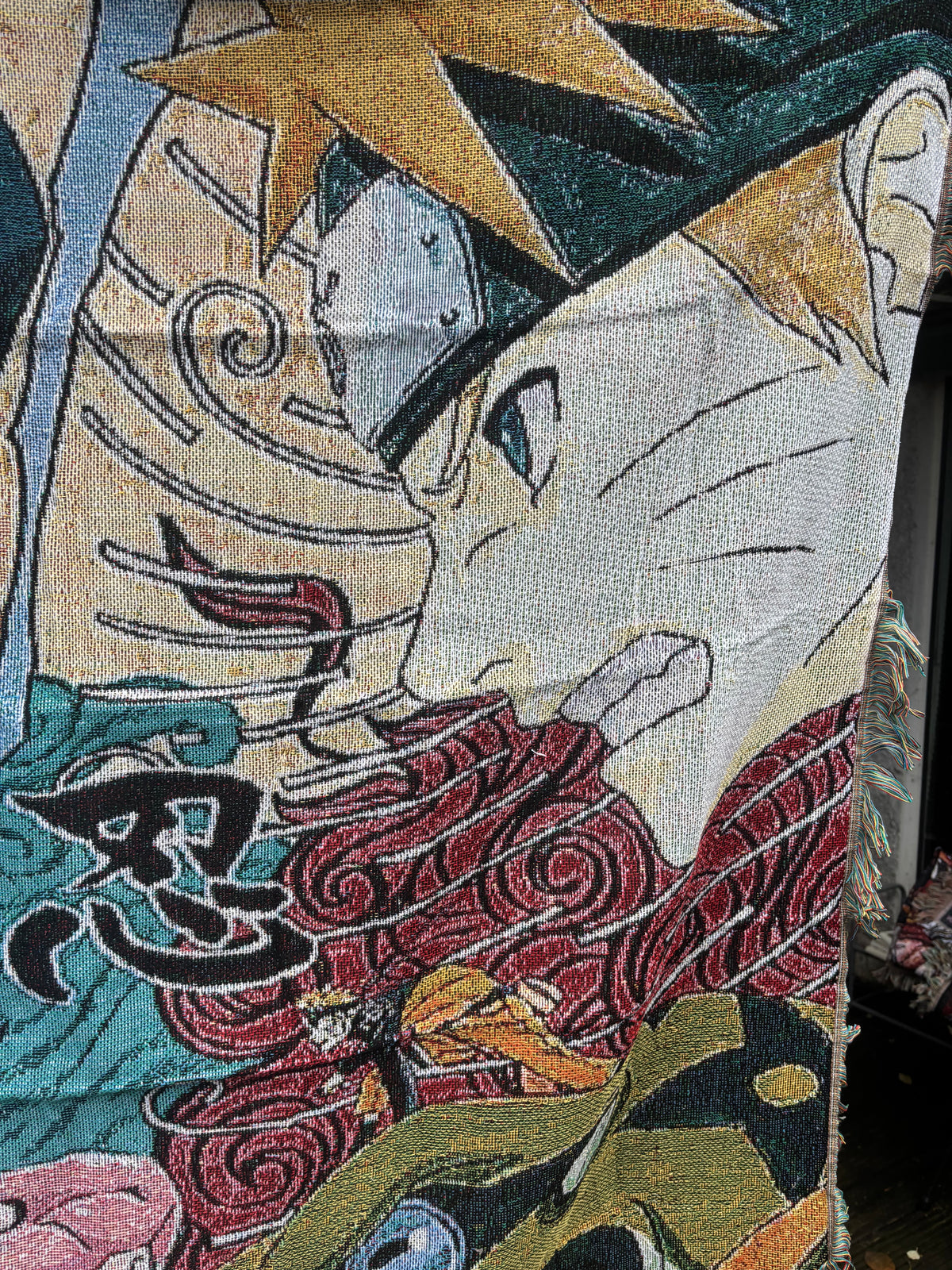 Ninja 2 Woven Blanket Tapestry