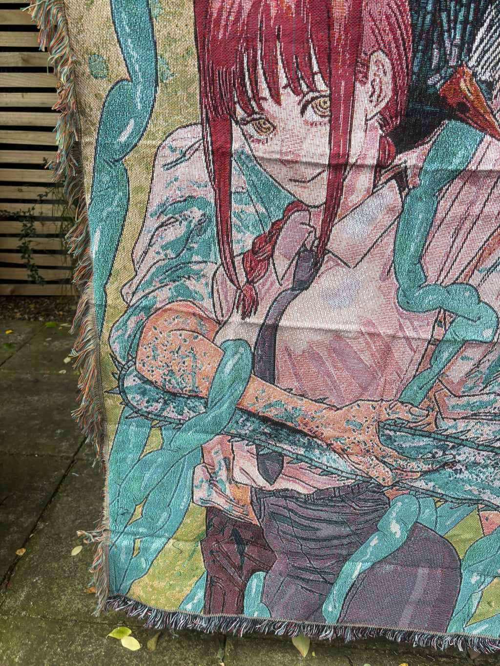 Chainsaw Woven Blanket Tapestry