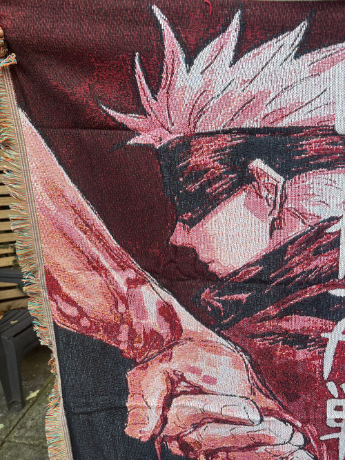 Curse 2 Woven Blanket Tapestry