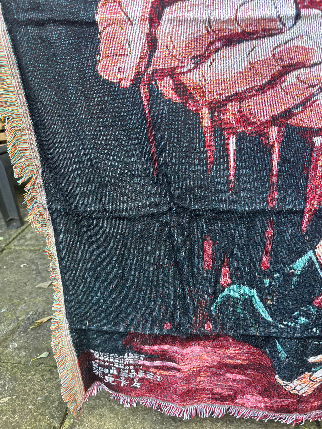 Curse 2 Woven Blanket Tapestry
