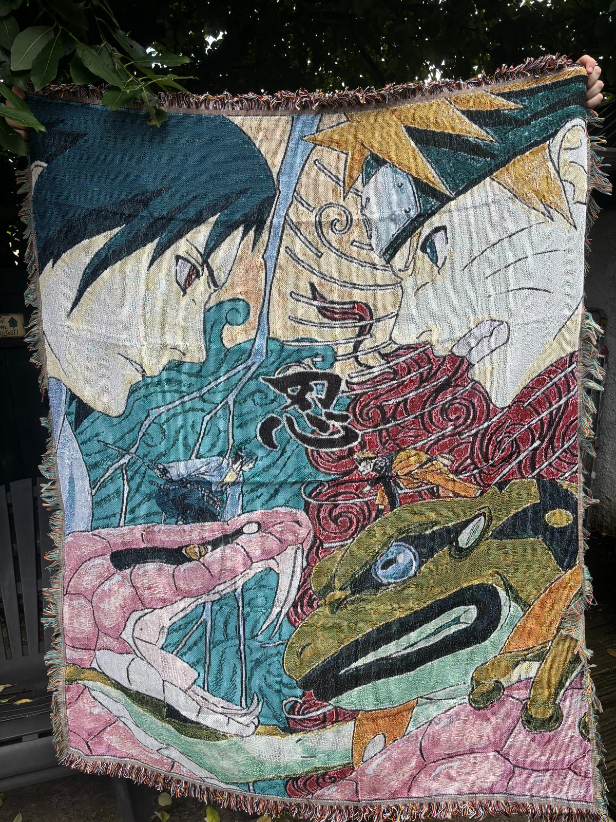 Ninja 2 Woven Blanket Tapestry