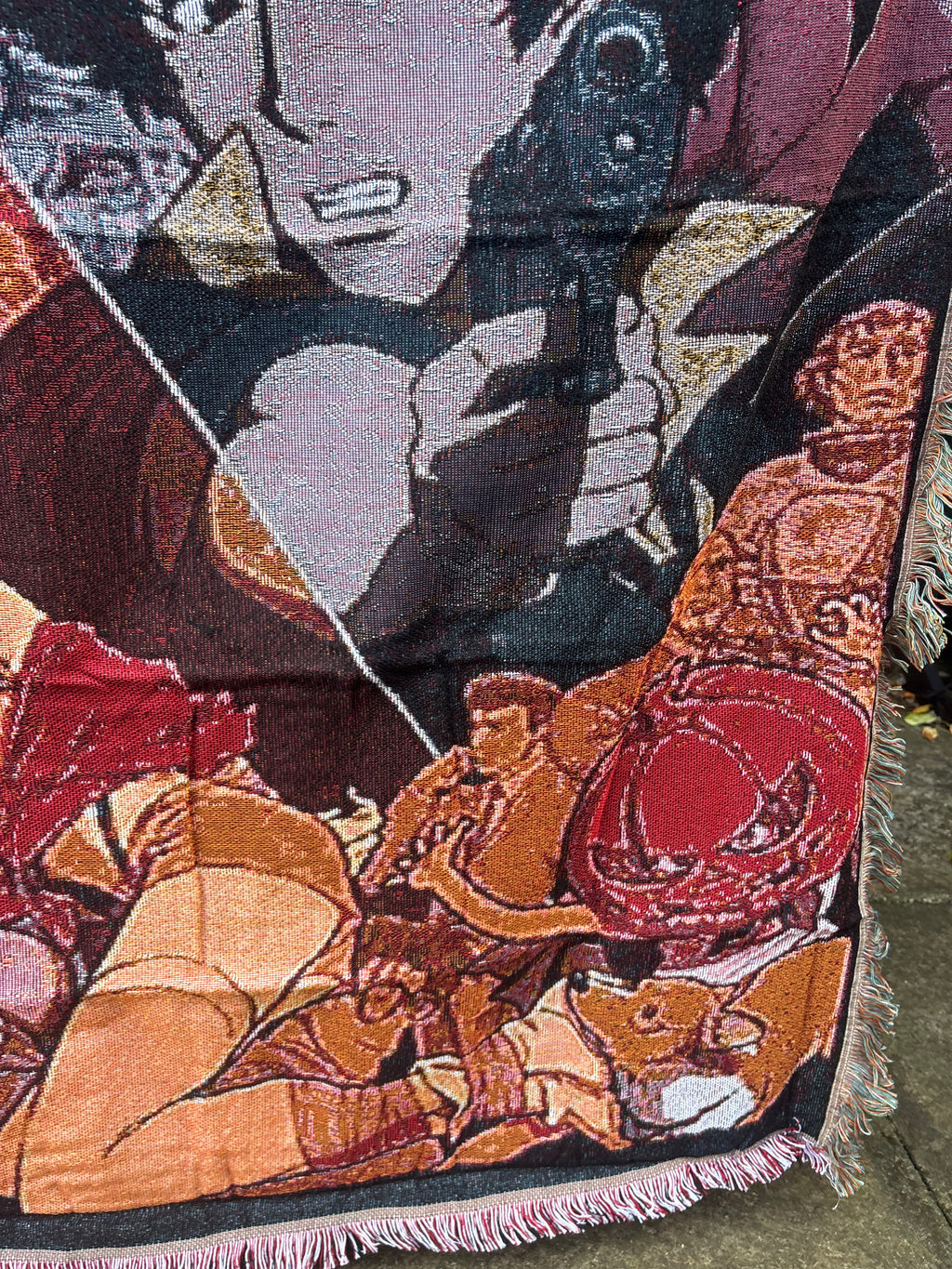 Space Cowboy Woven Blanket Tapestry
