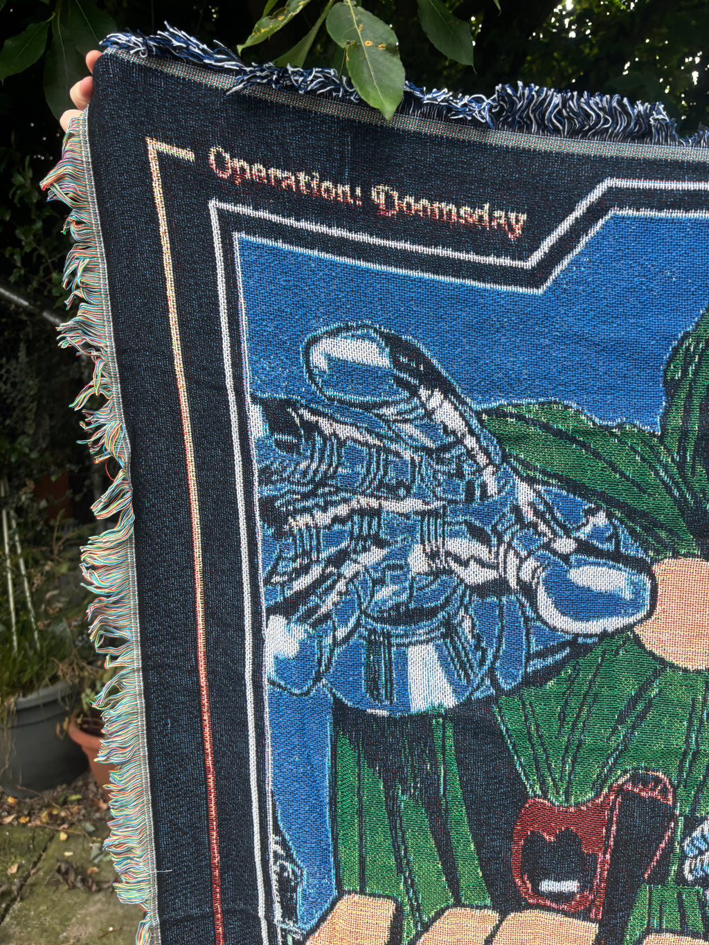 Doom HipHop Woven Blanket Tapestry