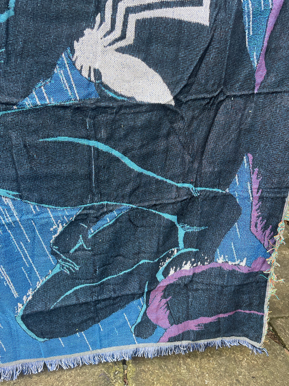Spider Woven Blanket Tapestry