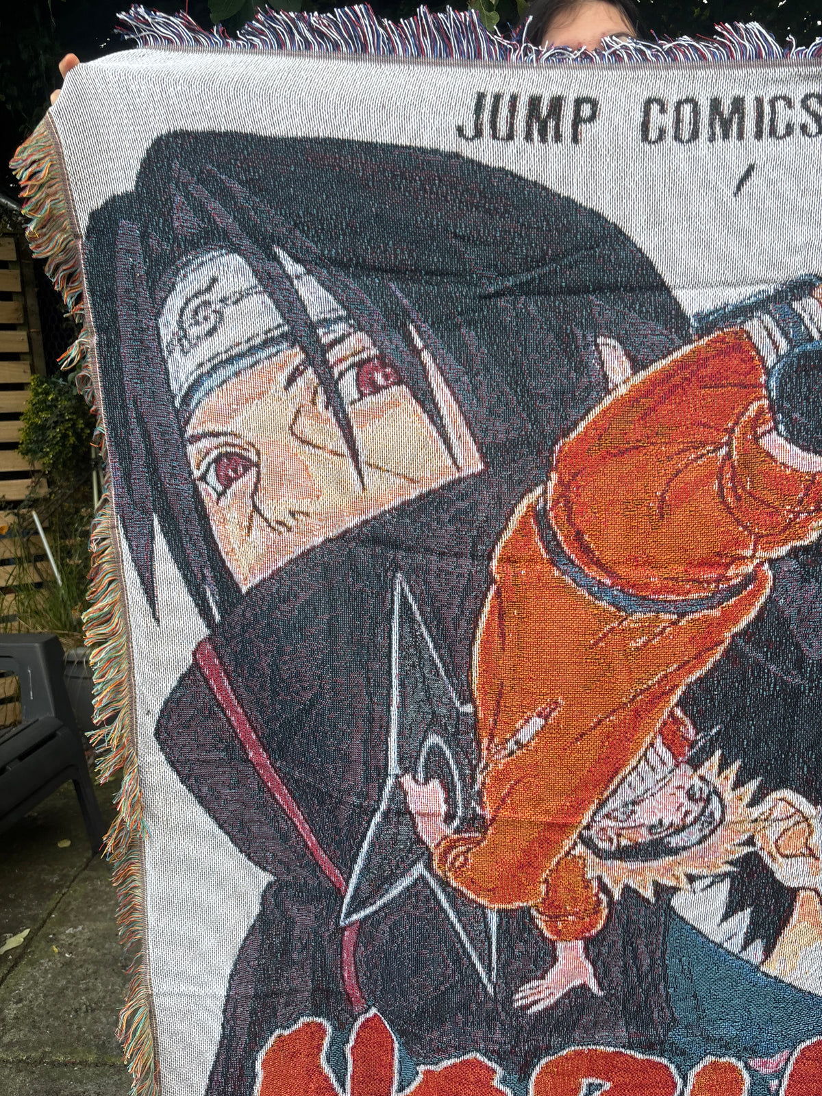 Ninja 3 Woven Blanket Tapestry