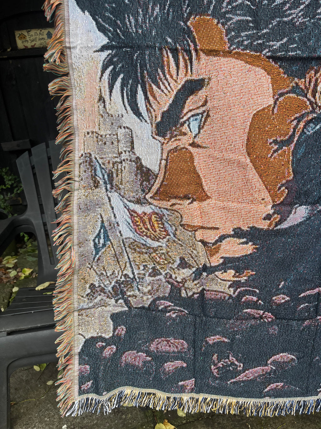 Warrior 2 Woven Blanket Tapestry