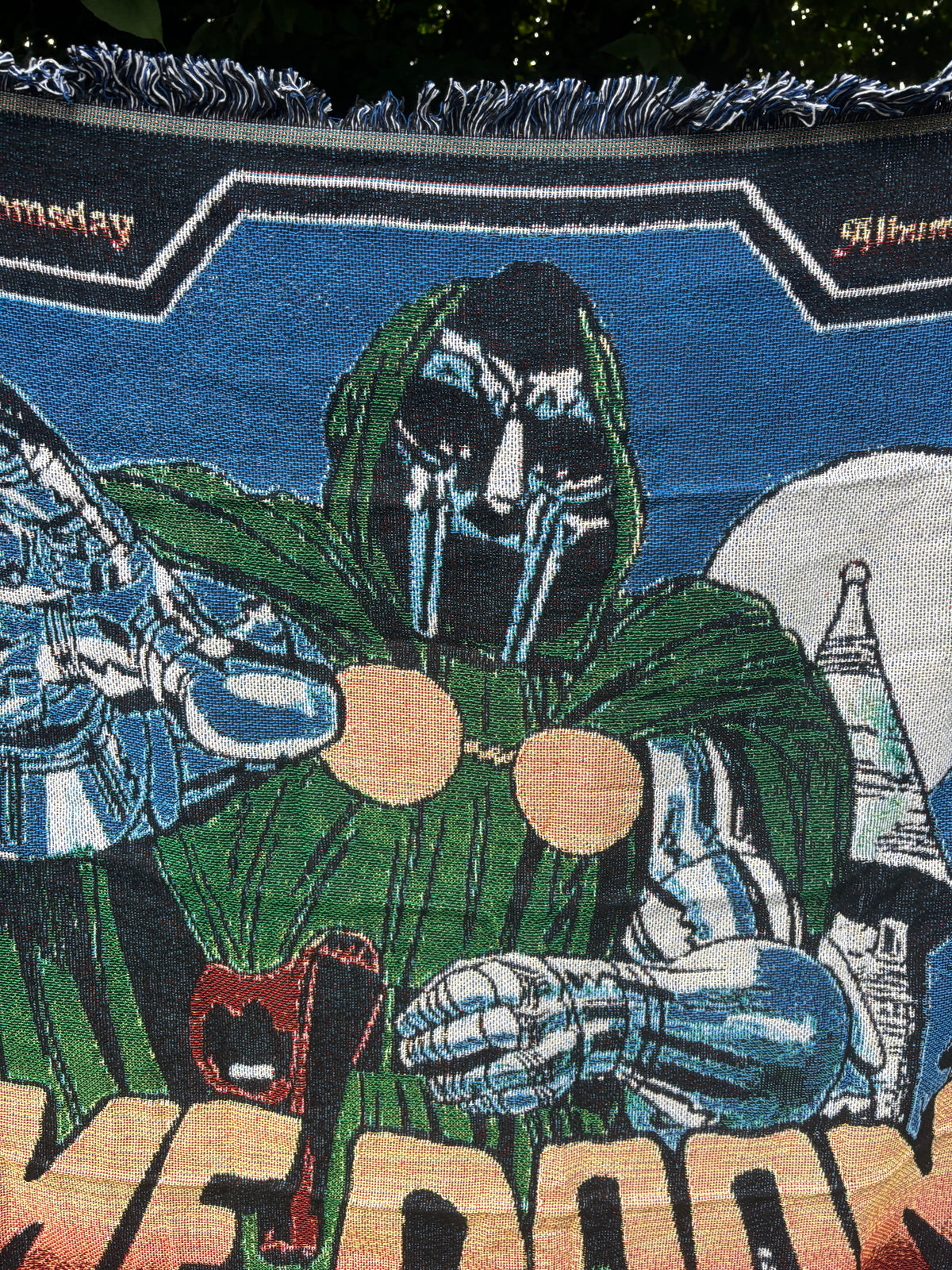 Doom HipHop Woven Blanket Tapestry